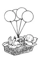 Baby kleurplaat 10