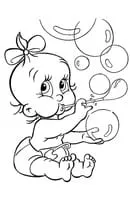 Baby kleurplaat 11