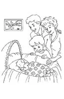 Baby kleurplaat 12