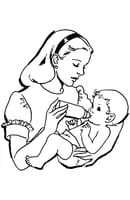 Baby kleurplaat 16