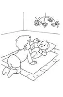 Baby kleurplaat 8