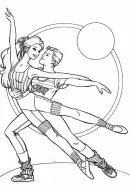 Ballet kleurplaat 13