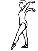 Ballet kleurplaat 6