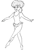Ballet kleurplaat 8