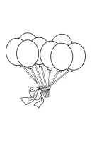Ballon kleurplaat 15