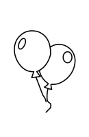 Ballon kleurplaat 16