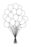 Ballon kleurplaat 20