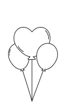 Ballon kleurplaat 24