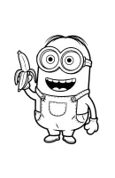 Banaan kleurplaat 12