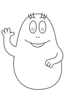 Barbapapa kleurplaat 3