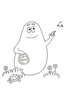 Barbapapa kleurplaat 7