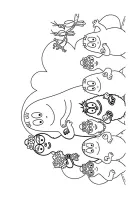 Barbapapa kleurplaat 8