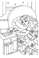Barbie kleurplaat 6