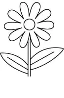 Bloemen kleurplaat 11