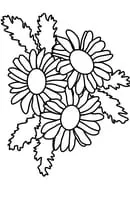 Bloemen kleurplaat 12