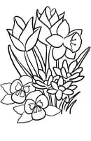 Bloemen kleurplaat 17
