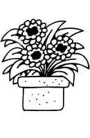 Bloemen kleurplaat 22