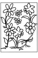 Bloemen kleurplaat 24