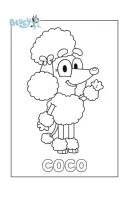 Bluey kleurplaat 10