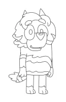 Bluey kleurplaat 11