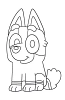 Bluey kleurplaat 12