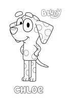 Bluey kleurplaat 5