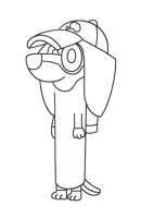 Bluey kleurplaat 6