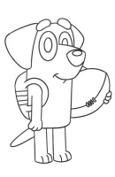 Bluey kleurplaat 7