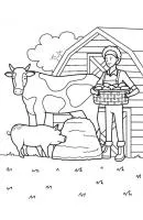 Boerderij kleurplaat 9