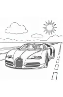 Bugatti kleurplaat 10