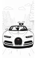 Bugatti kleurplaat 2