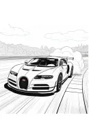 Bugatti kleurplaat 3