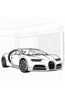 Bugatti kleurplaat 4