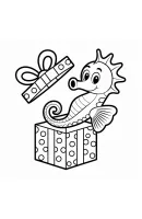 Cadeau kleurplaat 10