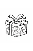 Cadeau kleurplaat 6