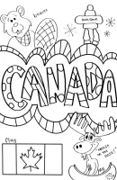 Canada kleurplaat 5