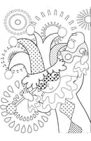 Carnaval kleurplaat 7