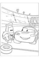 Cars kleurplaat 17