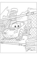 Cars kleurplaat 4