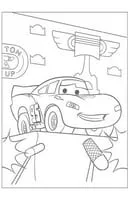 Cars kleurplaat 7