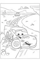 Cars kleurplaat 9