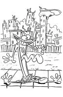 Catdog kleurplaat 7