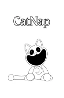 Catnap kleurplaat 1