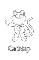 Catnap kleurplaat 10