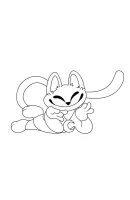 Catnap kleurplaat 5