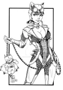 Catwoman kleurplaat 6