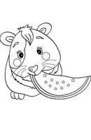 Cavia kleurplaat 1