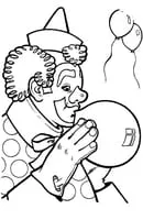 Circus kleurplaat 26