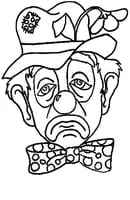 Clown kleurplaat 9