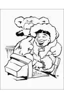 Computer kleurplaat 12